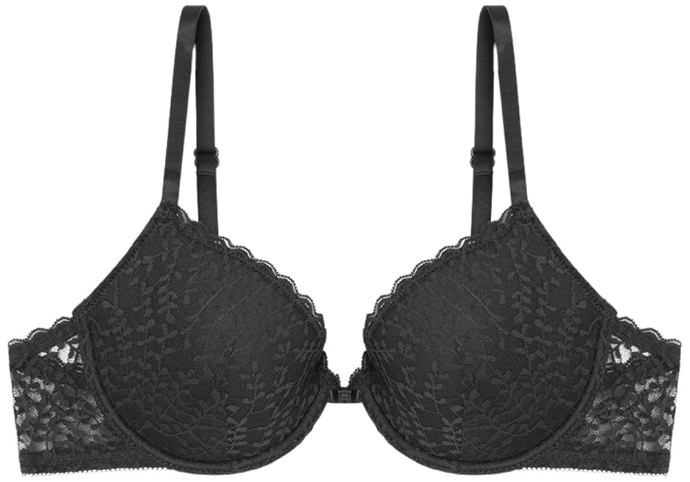 Women'secret Women's Sujetador Acolchado Helankas 1 Beautiful Maringo lace Bra, Gray, 95D