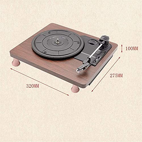 AMZOPDGS Tourne-Disque rétro, Music Box Vinyl Record Player, Turntable with Stereo 3-Speed, Record Player, RCA Output… - Les Beatles, Paul McCartney, John Lennon, RIngo Starr, George Harrison AMZOPDGS Tourne-Disque rétro, Music Box Vinyl Record Player, Turntable with Stereo 3-Speed, Record Player, RCA Output… – Image 3
