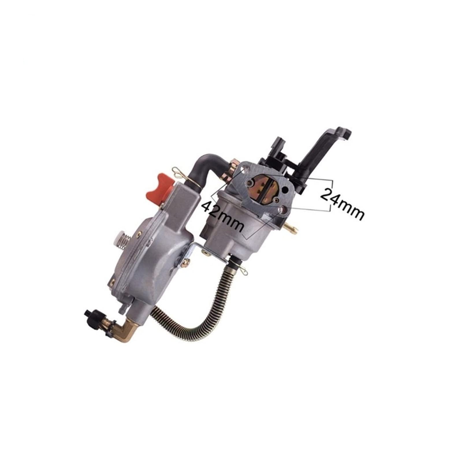 Carburadores para GX160 GX200 168F 170F 6.5HP Motor De Gasolina 168 LPG NG Kit De Conversión De Combustible Dual Carburador De Gas para Generadores Conjunto Carburador