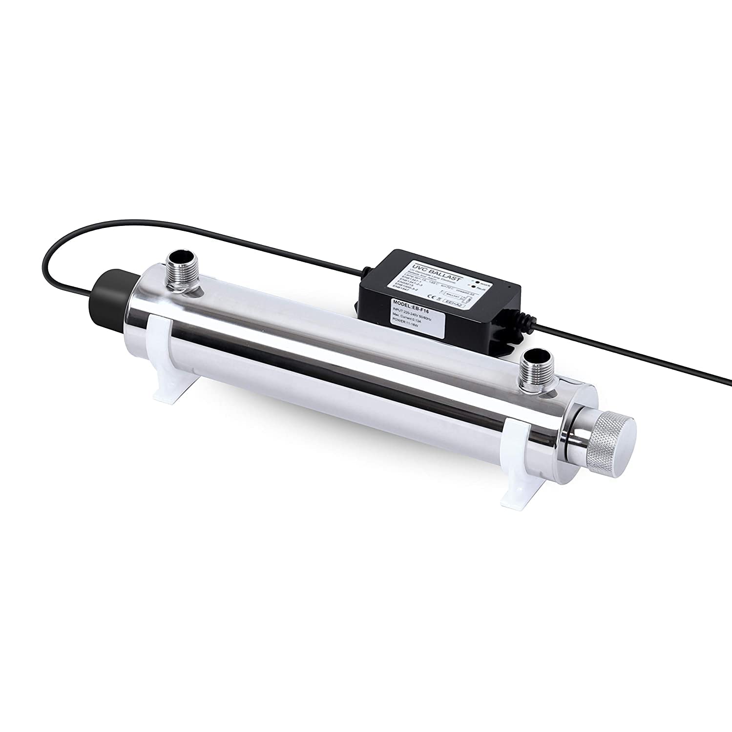 Swan Sterilizzatore UV Lampada 16 Watt 6 Lt/Min per impianti filtrazione, osmosi inversa e Acquario