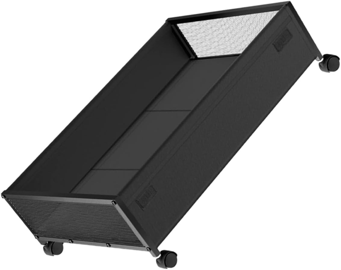 Under Bed Storage Box with Four Wheels Large Capacity Bedroom Organizer Bin for Clothes Books Dustproof Transparent Lid Container Space-saving Storage Case for Spaces