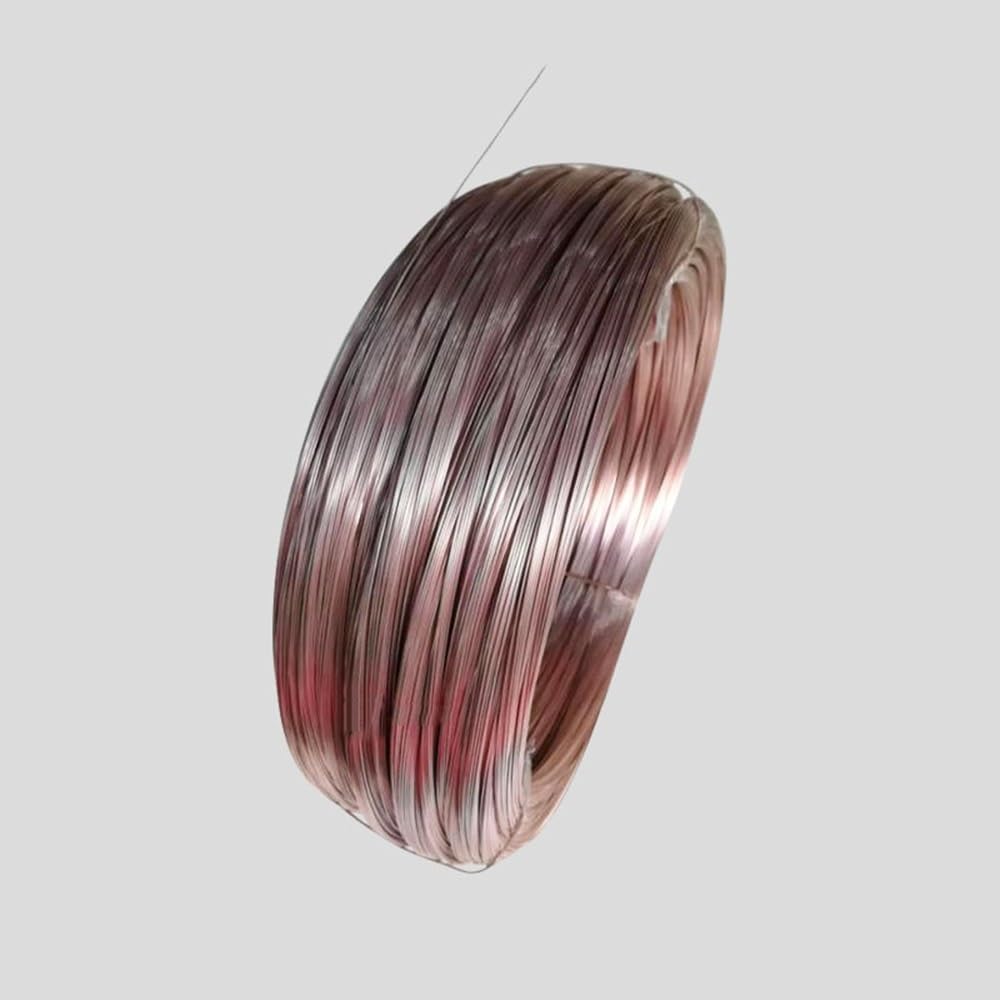 Alambre de roscado de Electricista Chapado en Cobre de 500g, Alambre de Acero Inoxidable, Cable de Alta Elasticidad, Cable de tracción de 1,3mm, 1,5mm y 1,6mm(1.6mm 31 Meters)
