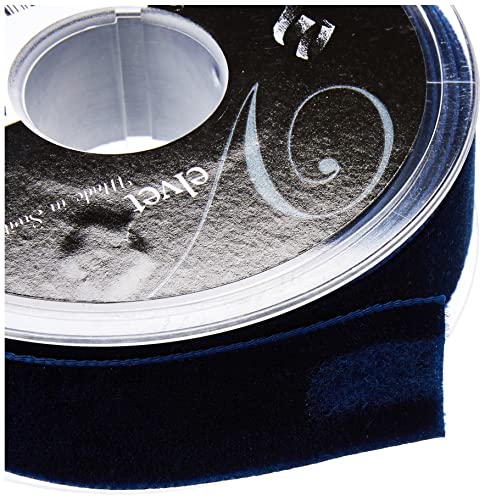 Berisfords Nastro di Velluto, Navy, 102 x 30 x 102...