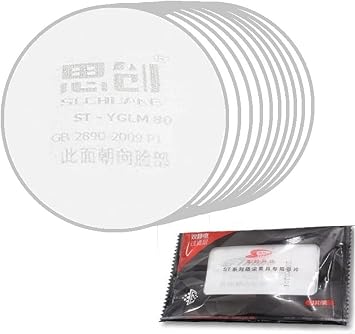 Strong 20 pack Pre-filter Organic Vapor Cartridge Respirator Filter cotton For P-A-1 P-B-1 P-K-1 P-E-1, White, 2.2x3.2x5.9