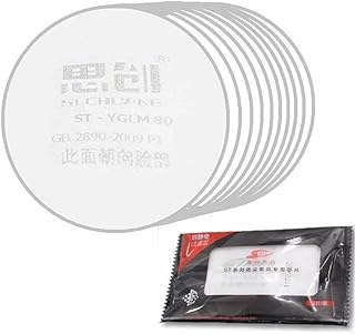Strong 20 pack Pre-filter Organic Vapor Cartridge Respirator Filter cotton For P-A-1 P-B-1 P-K-1 P-E-1, White, 2.2x3.2x5.9