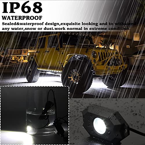 Kit de 12 luces LED blancas para vehículo miniatura 7