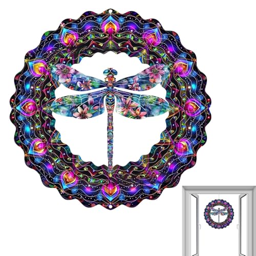 Molinillo de viento – Molinillo de viento colgante al aire libre | Esculturas de patio adorno decoración del hogar para mujeres, vacaciones, patio, cumpleaños, mamá, esposa, abuela