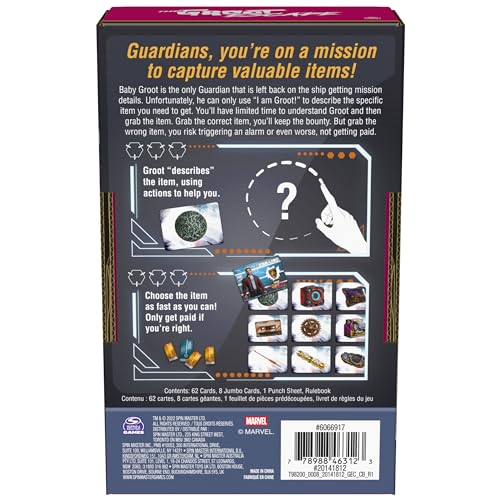Juego de cartas The Groot Escape Marvel Guardians Galaxy miniatura 6