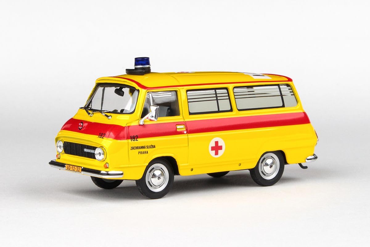 Skoda 1203 (1974) 1:43 Präzise gefertigte Replikate für Sammler – Realistische Details und hochwertige Verarbeitung für Ihre Modellauto-Sammlung Krankenwagen