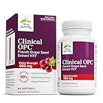 Terry Naturally Clinical OPC Extra Strength - Cardiovascular Health & Focus Support - Supplement with Grape Seed Extract - Immune Support Supplement - 60 Softgels