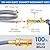 GasSaf 6FT 3/8" ID Natural Gas Hose, Natural Gas Grill Hose Conversion Kit Suitable for Weber Grills, Blackstone Griddles, Generator, Patio Heater (with Sealing Tape)