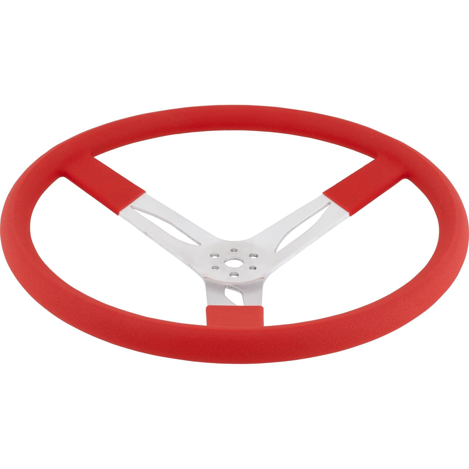 17 Inch Purple Cushioned Alum. Steering Wheel, 3 Dish 3 Spoke, Street