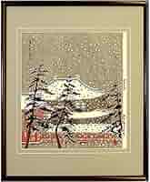 1598 徳力富三郎「洛西北山杉」 木版画 版画家 西本願寺絵所12代 1598 徳力富三郎「洛西北山杉」 木版画 版画家 西本願寺絵所12