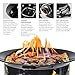 Outland Living Portable Propane Fire Pit, 19-inch, 58,000 BTU Smokeless Gas Firebowl | Perfect for Camping, Patio, Backyard, Tailgating, Deck, RV| Black 823 Standard