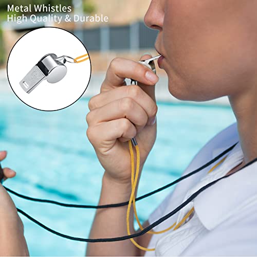 Schiedsrichter Karten Set, Sport Fußball Schiedsrichter rote und gelbe Karten mit Metall Trainer Pfeife mit Lanyard, Brieftaschen Ergebnisbögen, Bleistift für Sport Fußball Basketball Fußballspiel