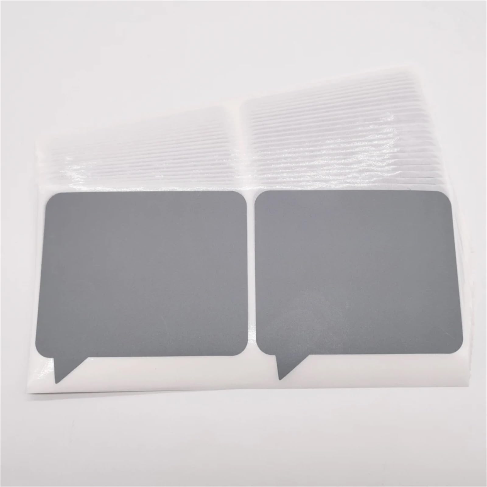 Naklejki zdrapki 200 szt. 70x80mm naklejki zdrapki Love Heart złoto-szare na naklejki samoprzylepne impreza dla majsterkowiczów(77x72mm Grey)