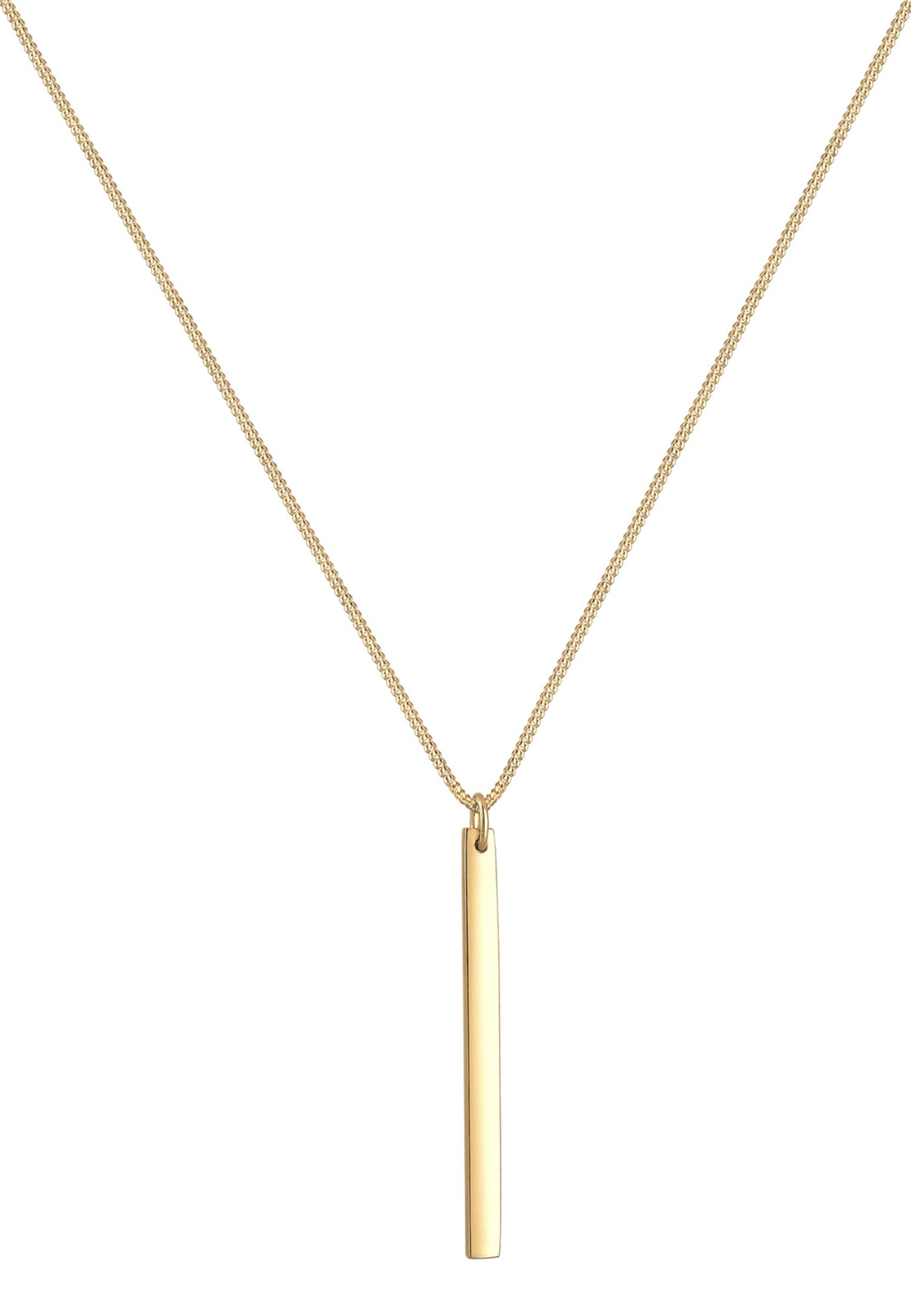 Elli Collares Mujeres Tanque Geo Símbolo Barra Capas Cool en Plata de Ley 925