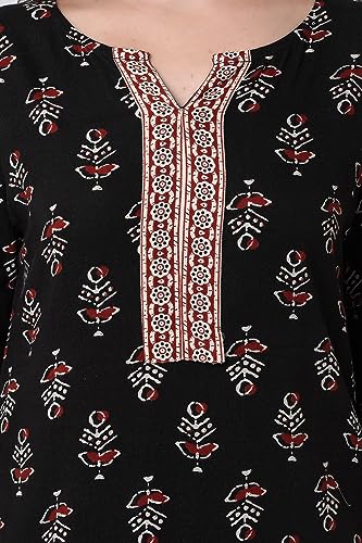 Image of Amayra Women's Rayon Printed Kurta with Palazzos and Dupatta Set