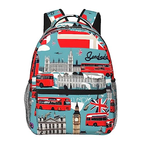 Sac à dos tendance motif crème glacée décontracté et léger avec double couche