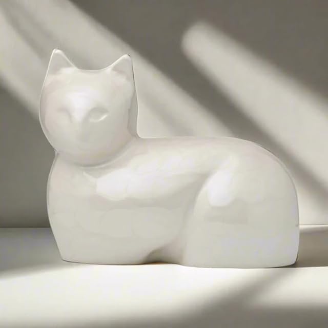 Foto 2 de 4 de Royal Rapture Figura de Gato Urna para Cenizas Incineración Urna Mascotas Conmemorativa Decorativa