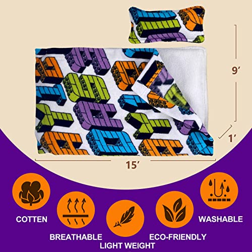 Bearded Dragon Bed with Pillow & Blanket - Pet Habitat Accessory