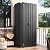 AECOJOY Outdoor Storage Cabinet Waterproof, Vertical Tall Outdoor Storage Cabinet with Shelves, Garden Sheds & Outdoor Storage Clearance Cabinet Weatherproof for Outside or Indoor in Dark Grey