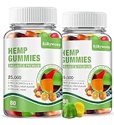 (2 Packs) Hemp Gummies High Potency - Pure Extra Strength Organic Hemp Oil Gummies - 100% Natural...