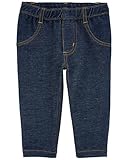 Carter's Baby Boys' Faux Denim Jeans (Newborn, Blue)