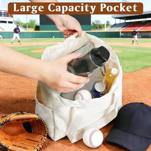 Bolso Tote Baseball Mom XL para Día de Juego miniatura 2