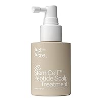 Vista 1 de Act+Acre - Tratamiento de péptidos de células madre procesadas en frío al 3 %, aumenta la densidad del cabello, células madre de uva, péptidos +