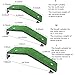 Turtle Resting Basking Platform, Tortoise Ramp Simulation Grass Reptile Ladder Resting Terrace Fish Tank Aquarium Turtle Dock Floating Décor for Reptile Frog Terrapin (Longer M)