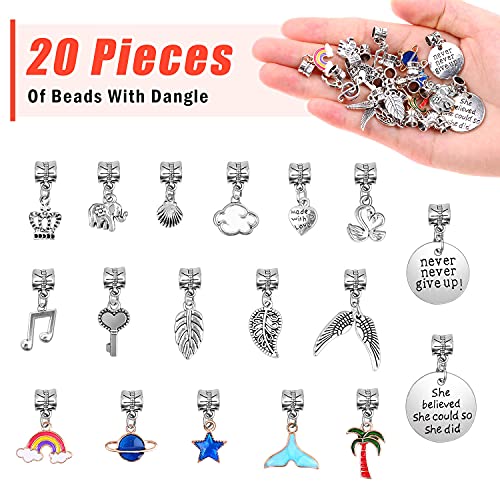 Flasoo CBM-02 Bracelet Making Kit, 85Pcs Charm Bracelets Kit thumb #5