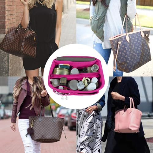 Image of Purse Organizer Insert, Handbag & Tote Organizer, Bag in Bag, Perfect for Speedy Neverfull and More