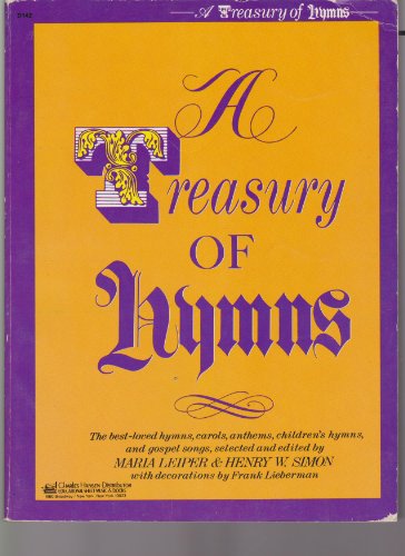 Treasury of Hymns B001BXWCLU Book Cover