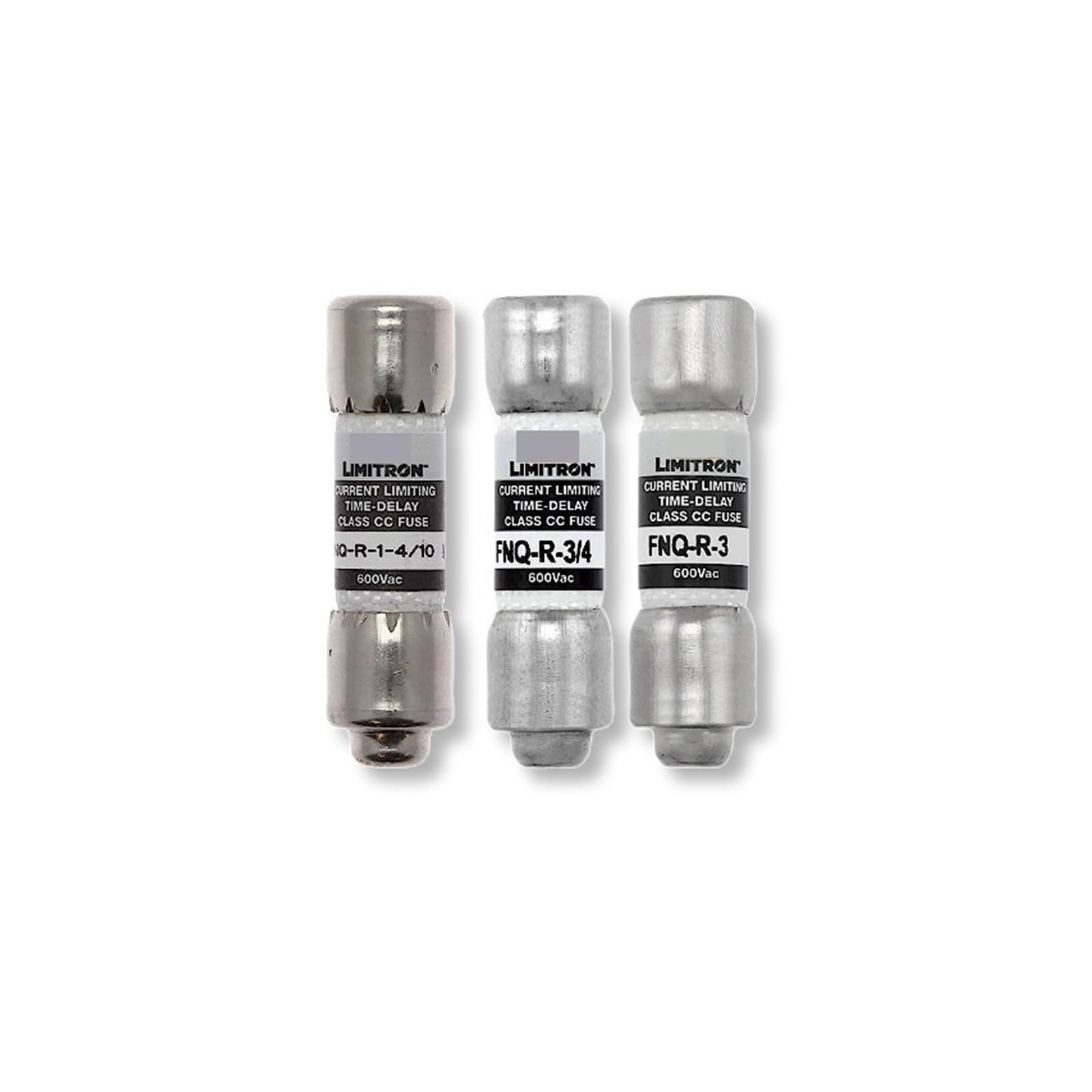 Fusible FNQ-R-4 4A 600V temporisé de grande taille pour protection de circuit industriel