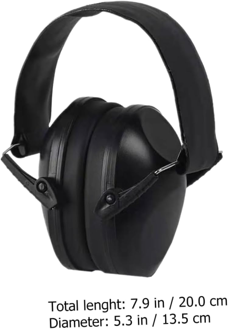 BESPORTBLE Noise Cancelling Earmuffs Soundproof Hearing Protection for Adults Comfortable Noise Reduction Ear Covers for Sleeping Learning and Travel Black