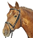 ohne Gebiss HKM Reittrense -Jana-, braun, Kaltblut