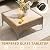 SunloungeCo 5-Piece Patio Furniture Set, Outdoor Wicker Sectional Sofa with Coffee Table, Anti-Slip & Thick All-Weather Cushions for Party, Garden, Backyard, Beige