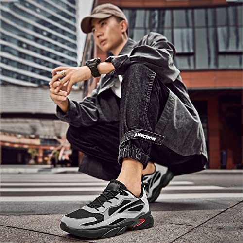 Mens Running Shoes Lightweight Athletic Walking Sport Tennis Shoes Fashion Sneaker Men's Lace-Up Sneaker2