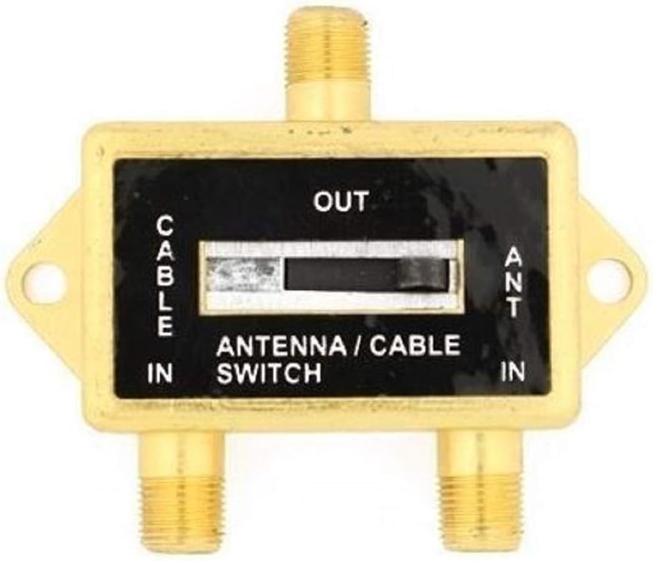 2 Way 5900 Mhz Gold Plated Connector Coaxial A/B Switch