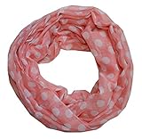 Material: 100% Viskose ACC Punkte Loop Schal (Big korall)