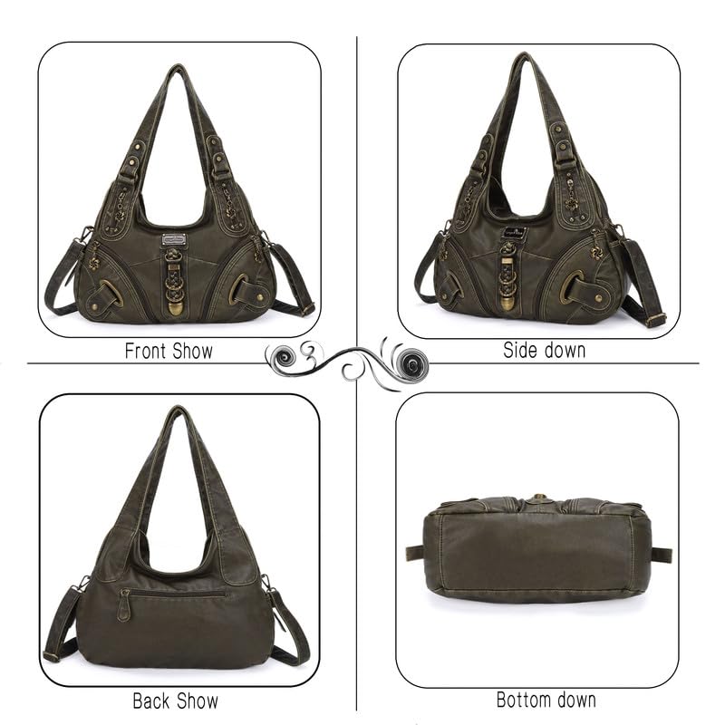 Image of Angelkiss Hobo Purses and handbags for Women Satchel Handbag Women Purses Large Daily Shoulder Bags