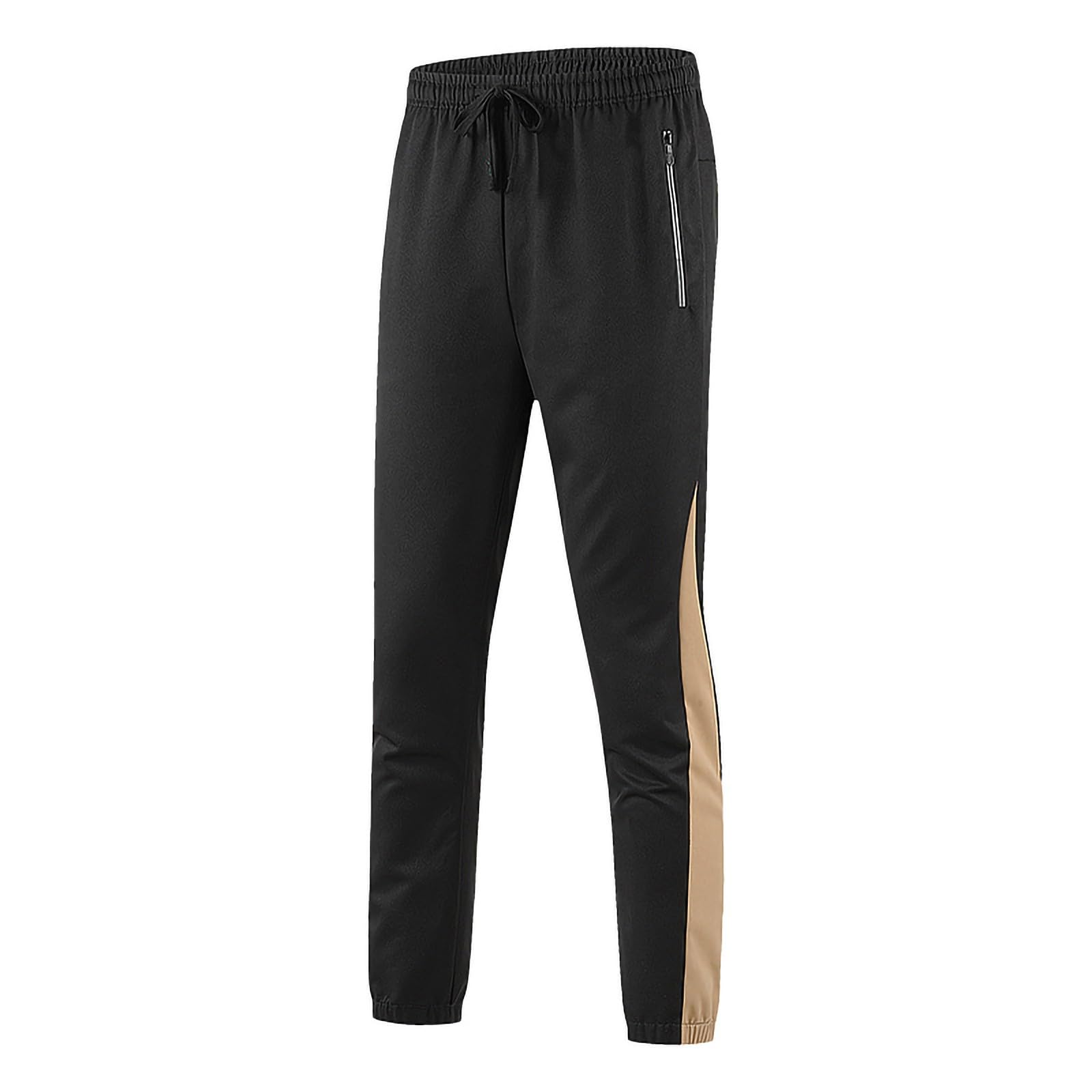 Sweatpants for Men Baggy Tapered Joggers Lightweight Drawstring Elastic Waist Sweat Pants Workout Track Pants Pockets