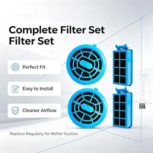 Image of 6 Pack Replacement Filter for Bissell 4282K, 4214K, 4052, 4039, 4051, 4205