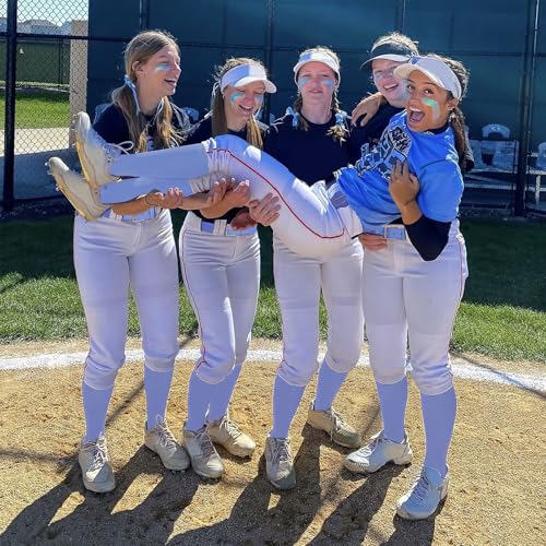 Image of Baseball Socks and Belt Combo for Youth Adult - Softball Socks and Belt for Boys and Girls