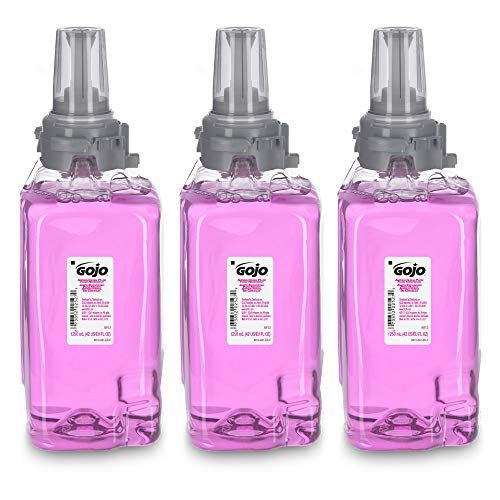Gojo Antibacterial Foam Handwash, Plum Fragrance, 1250 Ml Soap Refill For Gojo Adx-12 Push-Style Dispenser (Pack Of 3) - 8812-03 #TOP19