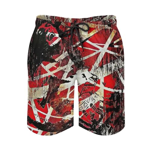 Men Swimming Trunk for Van 1986 Halen Beach Pants,Beach Board Shorts Surf Quick Dry Breathable Swim Trunks for Fishing2