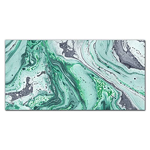 Décoration murale verre trempé Coloray 100x50cm design marbre moderne luxueux