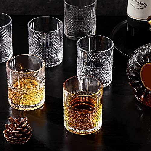 Image of WQR Premium Old Fashioned Whiskey Glasses 310 ml Imported Transparent Tumblers | Perfect for Scotch, Juice, Bourbon Wine Cocktail | Best Gift for Whisky Lovers seto f 4(4, RBN -.)