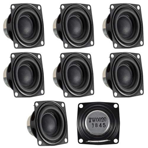 ACEIRMC 8pcs 2 pulgadas 4Ohm 10W gama completa audio altavoz estéreo Woofer altavoz para Arduino (8pcs)